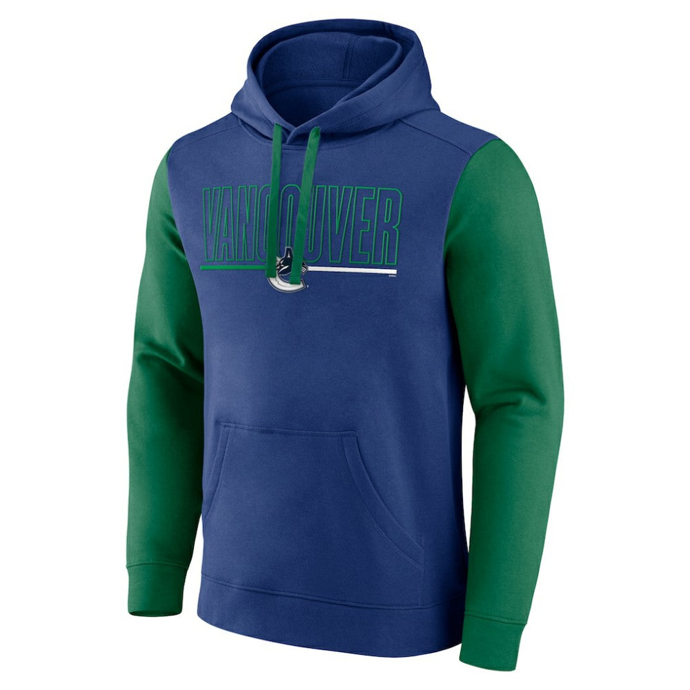 Vancouver Canucks Logo Athletic Deliver Fleece Pullover Hoodie -  NHL Hoodies