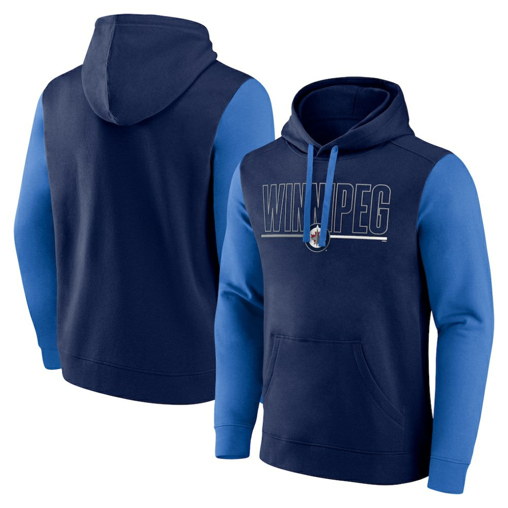 Winnipeg Jets Logo Athletic Deliver Fleece Pullover Hoodie -  NHL Hoodies