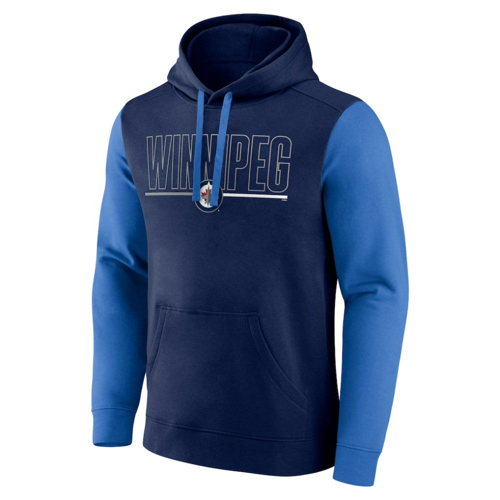 Winnipeg Jets Logo Athletic Deliver Fleece Pullover Hoodie -  NHL Hoodies