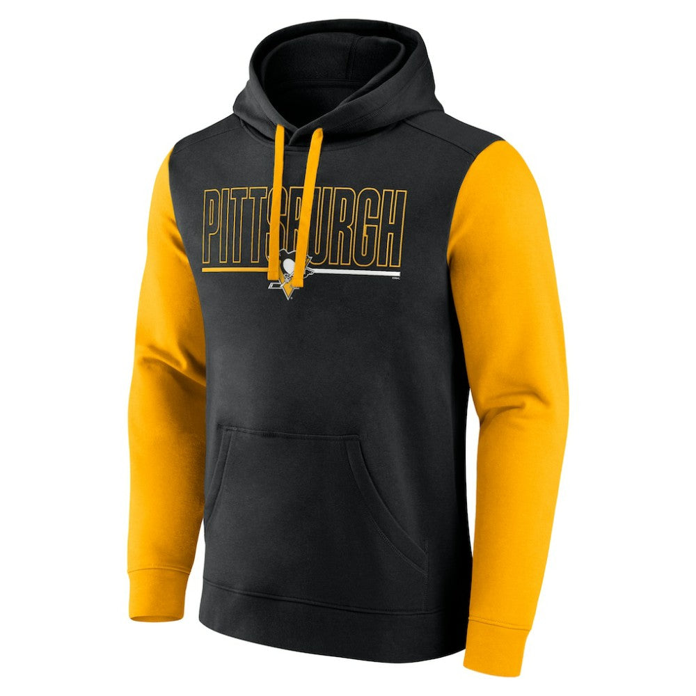 Pittsburgh Penguins Logo Athletic Deliver Fleece Pullover Hoodie -  NHL Hoodies