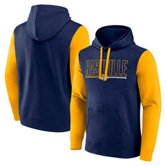 Nashville Predators Logo Athletic Deliver Fleece Pullover Hoodie -  NHL Hoodies