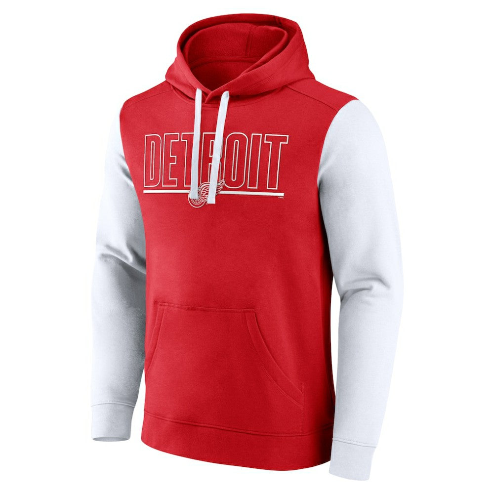 Detroit Red Wings Logo Athletic Deliver Fleece Pullover Hoodie -  NHL Hoodies