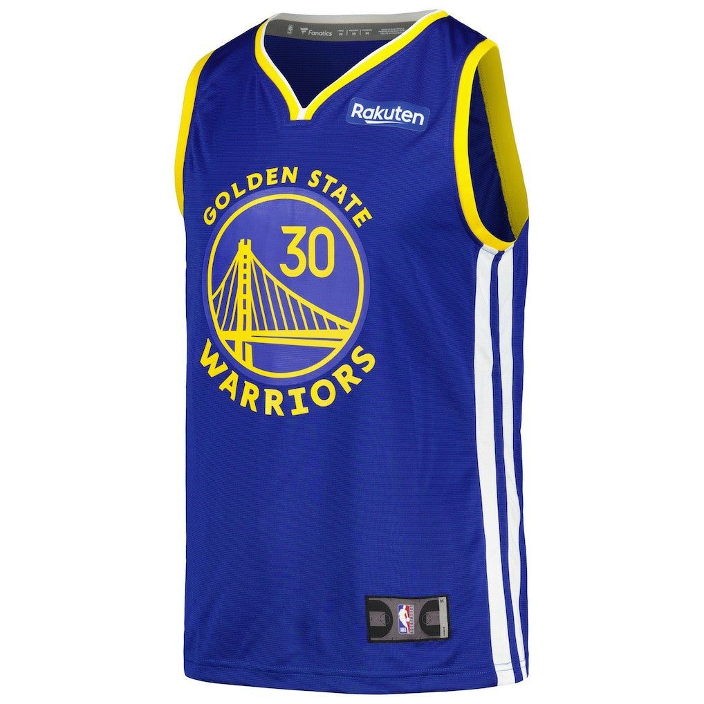 Royal Stephen Curry Golden State Warriors Fast Break Player Badge Jersey sale | NBA