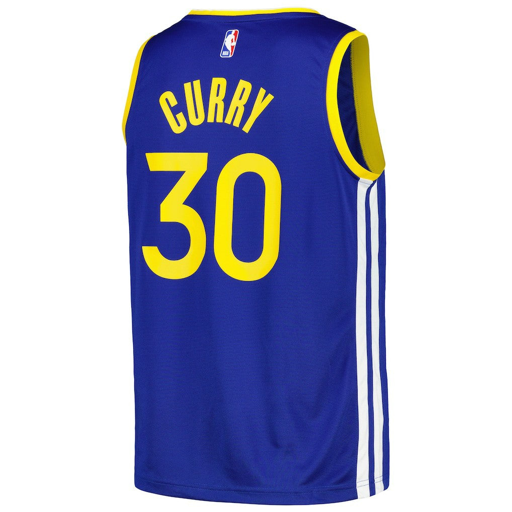Royal Stephen Curry Golden State Warriors Fast Break Player Badge Jersey sale | NBA