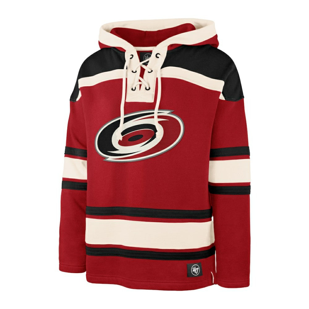 Sebastian Aho Carolina Hurricanes '47 Player Name & Number Lacer Pullover Hoodie -  NHL Hoodies