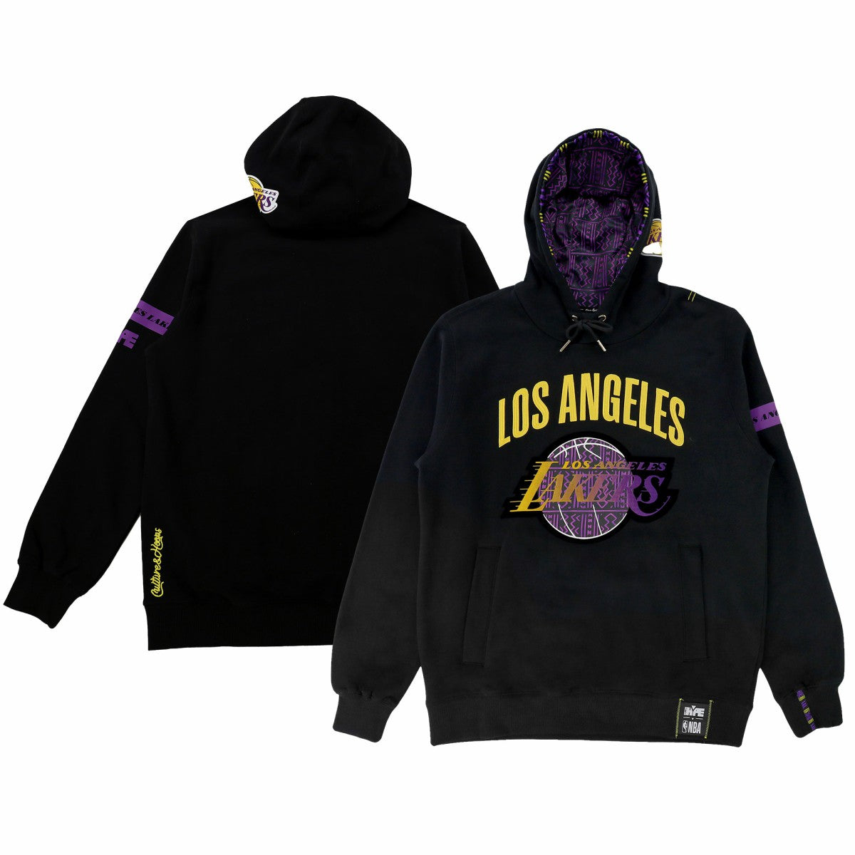Los Angeles Lakers NBA x Two Hype Unisex Culture & Hoops Heavyweight Pullover Hoodie - Black discount | NBA