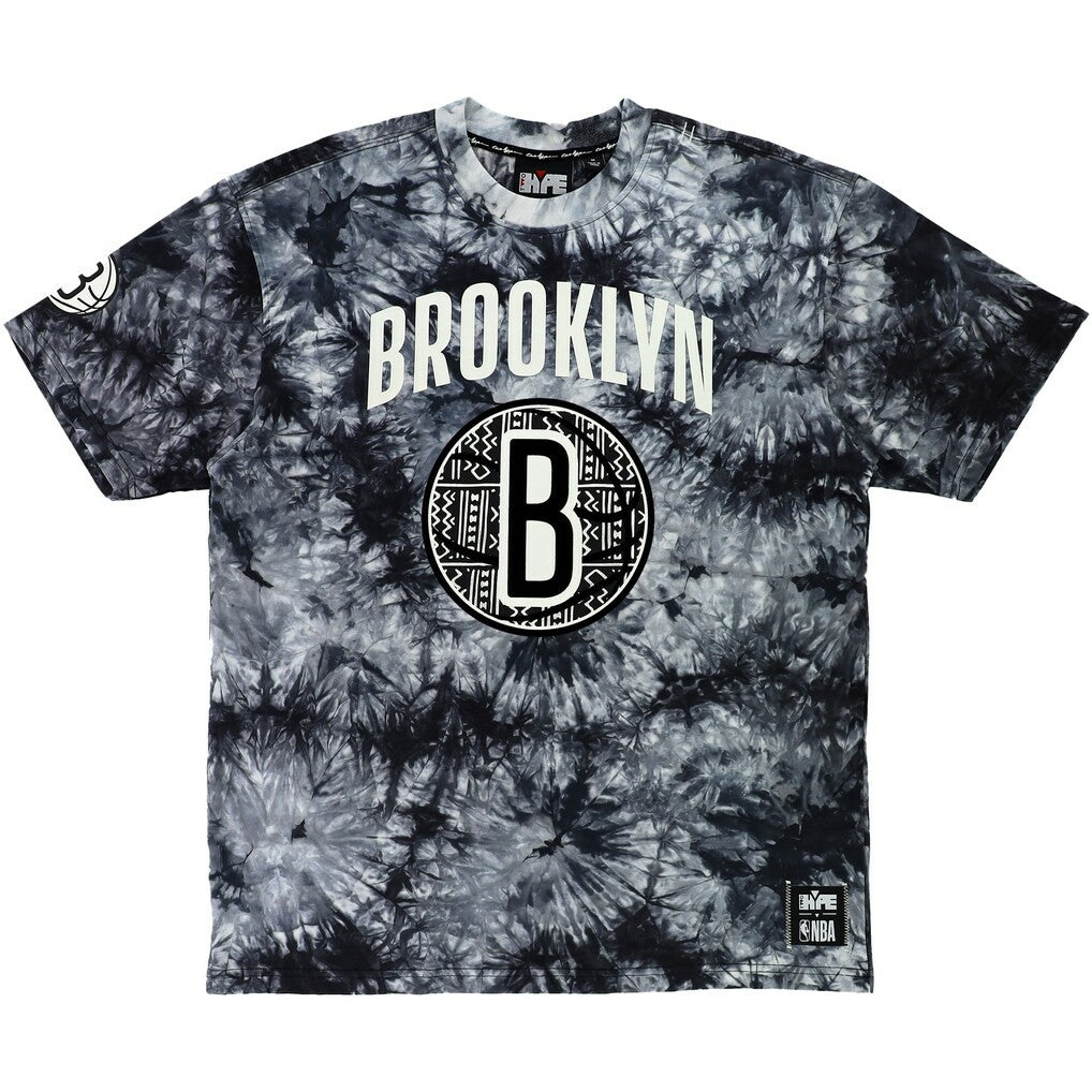 Brooklyn Nets NBA x Two Hype Unisex Culture & Hoops Tie-Dye T-Shirt - Black for sale | NBA