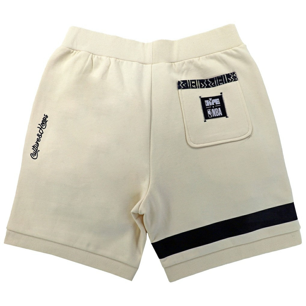 Brooklyn Nets NBA x Two Hype Unisex Culture & Hoops Premium Classic Fleece Shorts - Cream shop | NBA