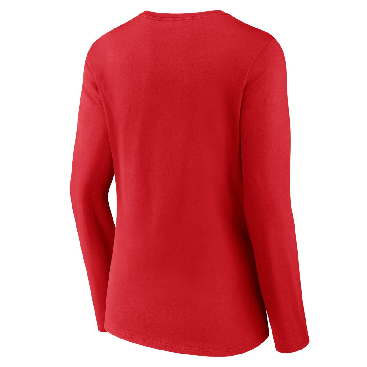 Red Washington Wizards Women's Primary Logo Long Sleeve V-Neck T-Shirt | NBA