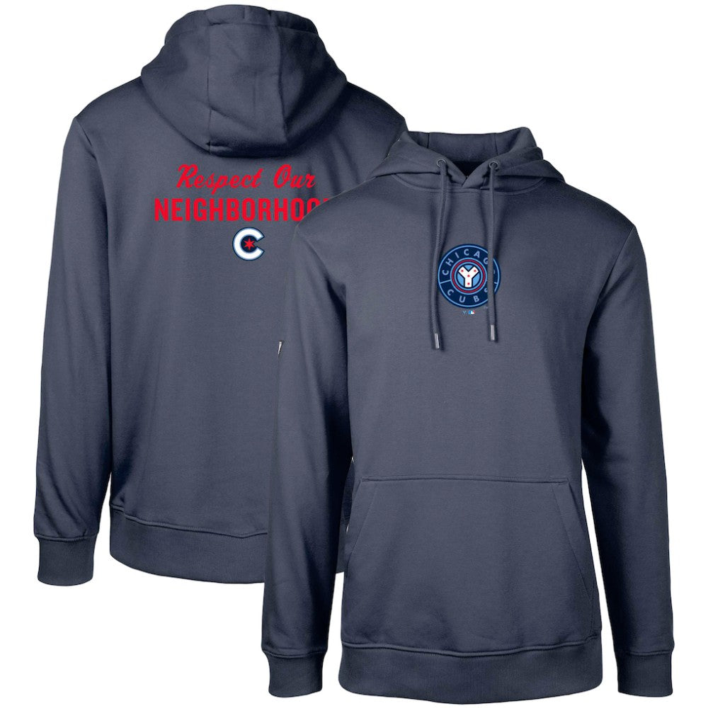 Chicago Cubs Levelwear City Connect Podium Core 2.0 Pullover Hoodie - MLB Hoodies