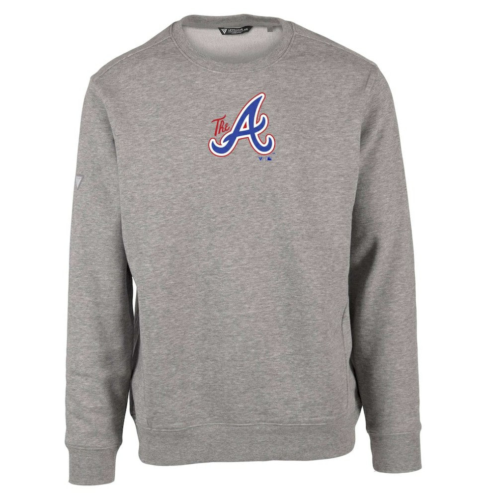 Atlanta Braves Levelwear City Connect Zane Core Logo Pullover Sweatshirt - MLB Pullover