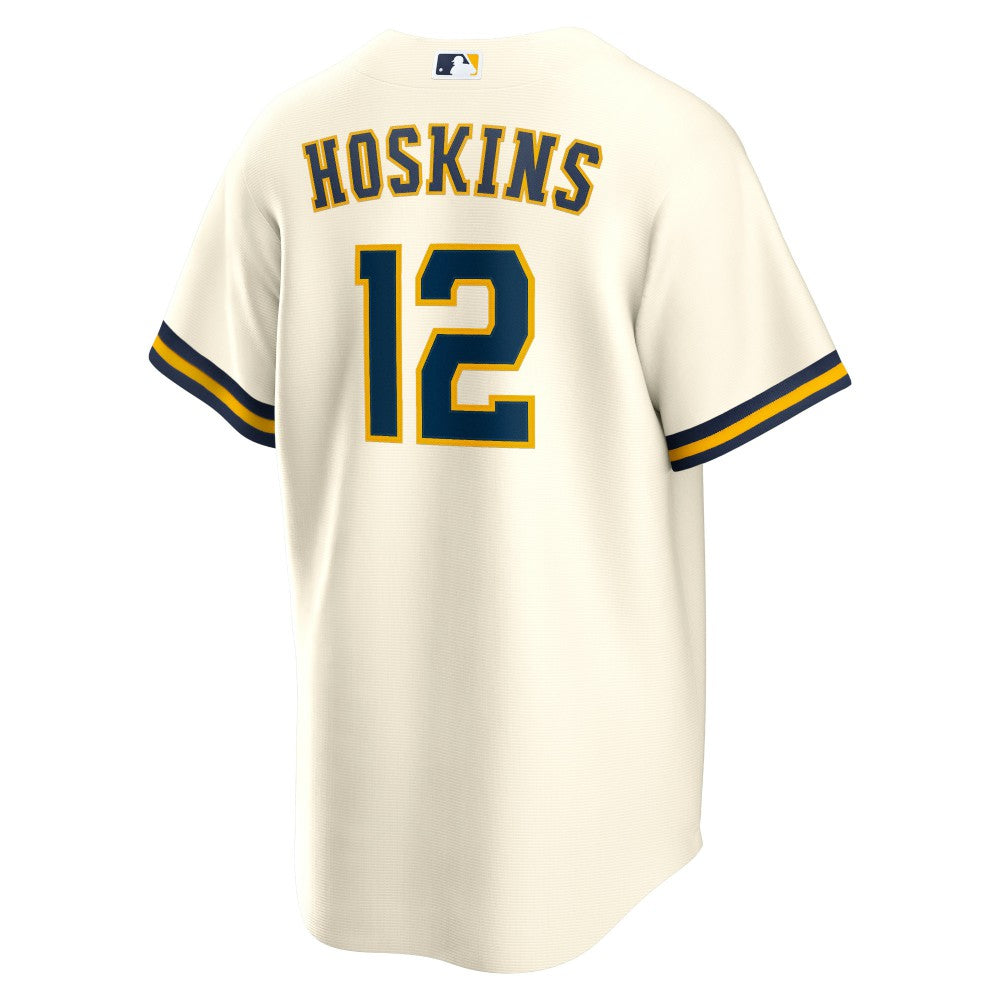 Rhys Hoskins Milwaukee Brewers Nike Home Replica Player Jersey - MLB Jerseys