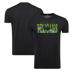 Heather Black New Orleans Pelicans Sportiqe City Edition Comfy Tri-Blend T-Shirt | NBA