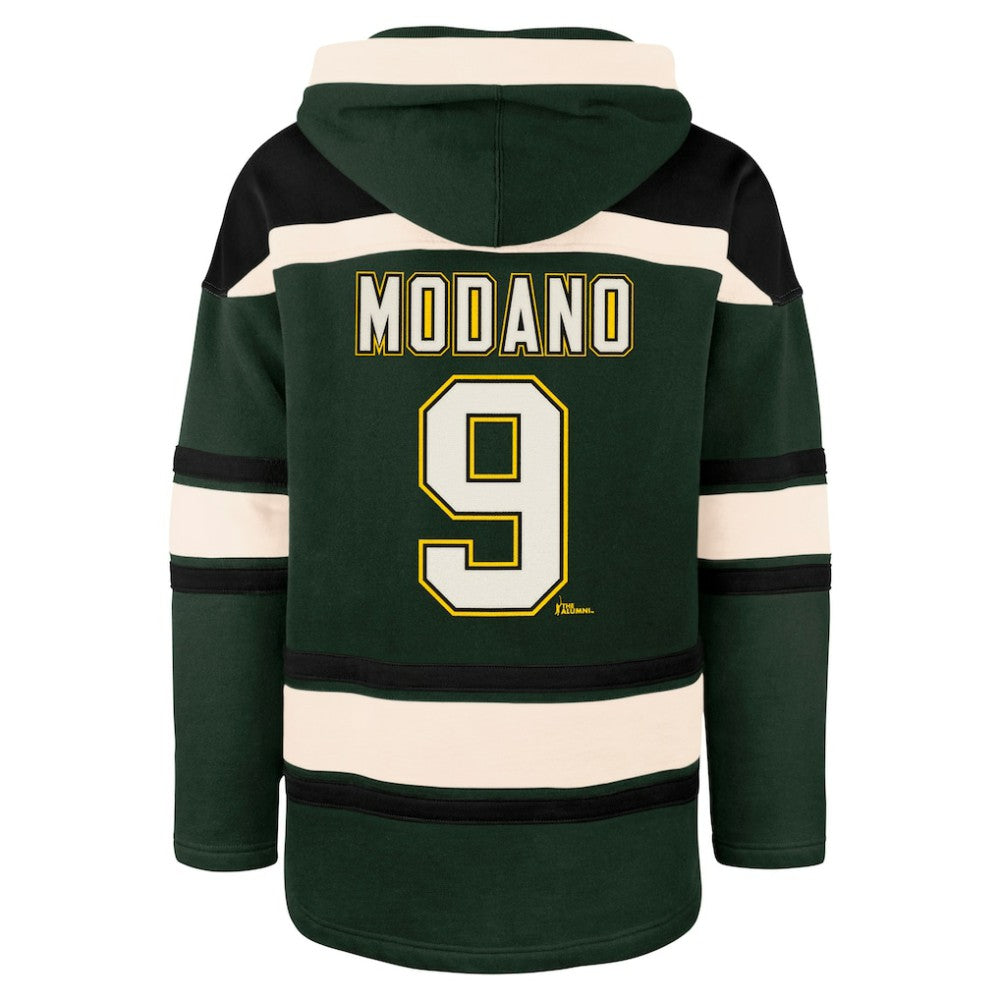 Mike Modano Dallas Stars '47 Retired Player Name & Number Lacer Pullover Hoodie -  NHL Hoodies