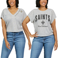 New Orleans Saints WEAR by Erin Andrews Women's Reversible T-Shirt | NFL Hot