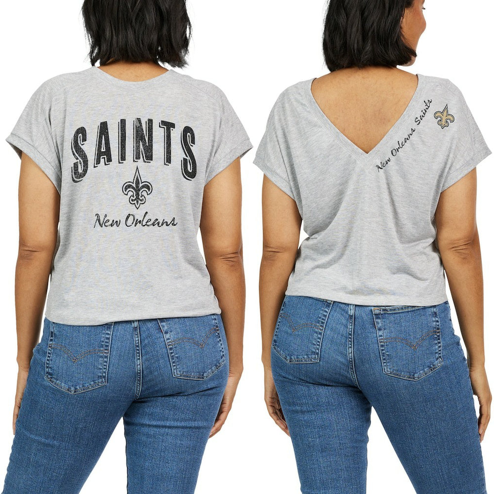 New Orleans Saints WEAR by Erin Andrews Women's Reversible T-Shirt | NFL Hot