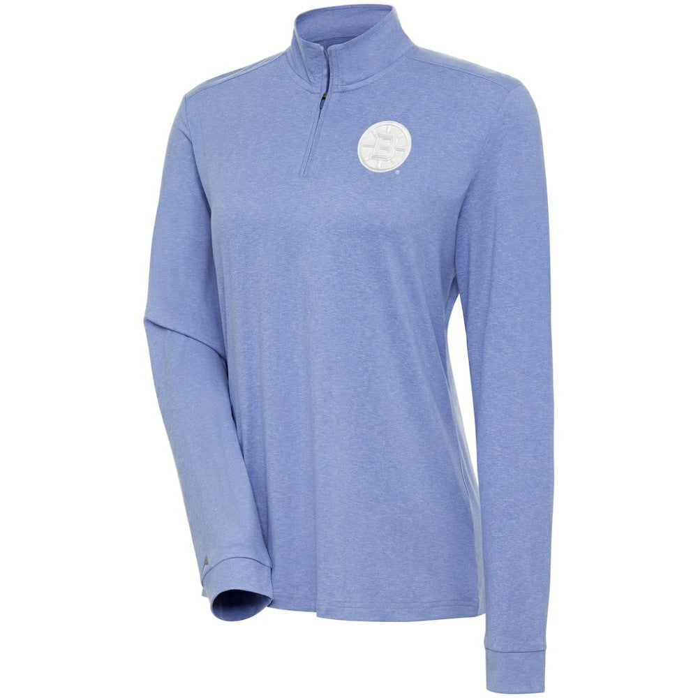 Boston Bruins Antigua Women's White Logo Mentor Quarter-Zip Jacket -  NHL Jackets