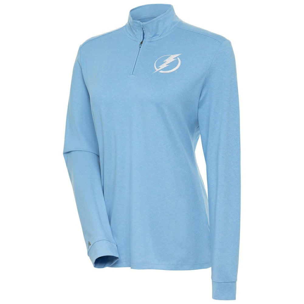 Tampa Bay Lightning Antigua Women's White Logo Mentor Quarter-Zip Jacket -  NHL Jackets