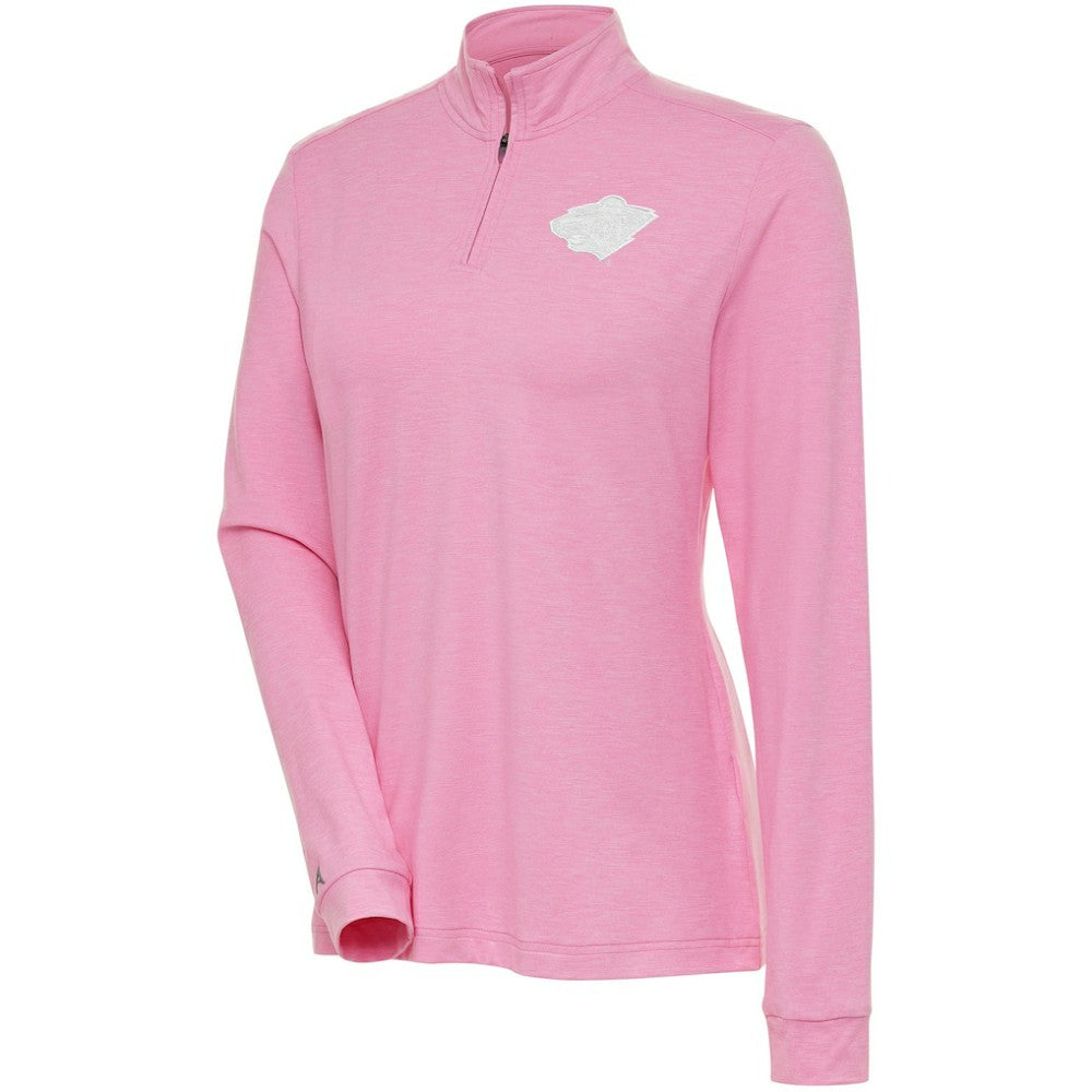 Minnesota Wild Antigua Women's White Logo Mentor Quarter-Zip Jacket -  NHL Jackets
