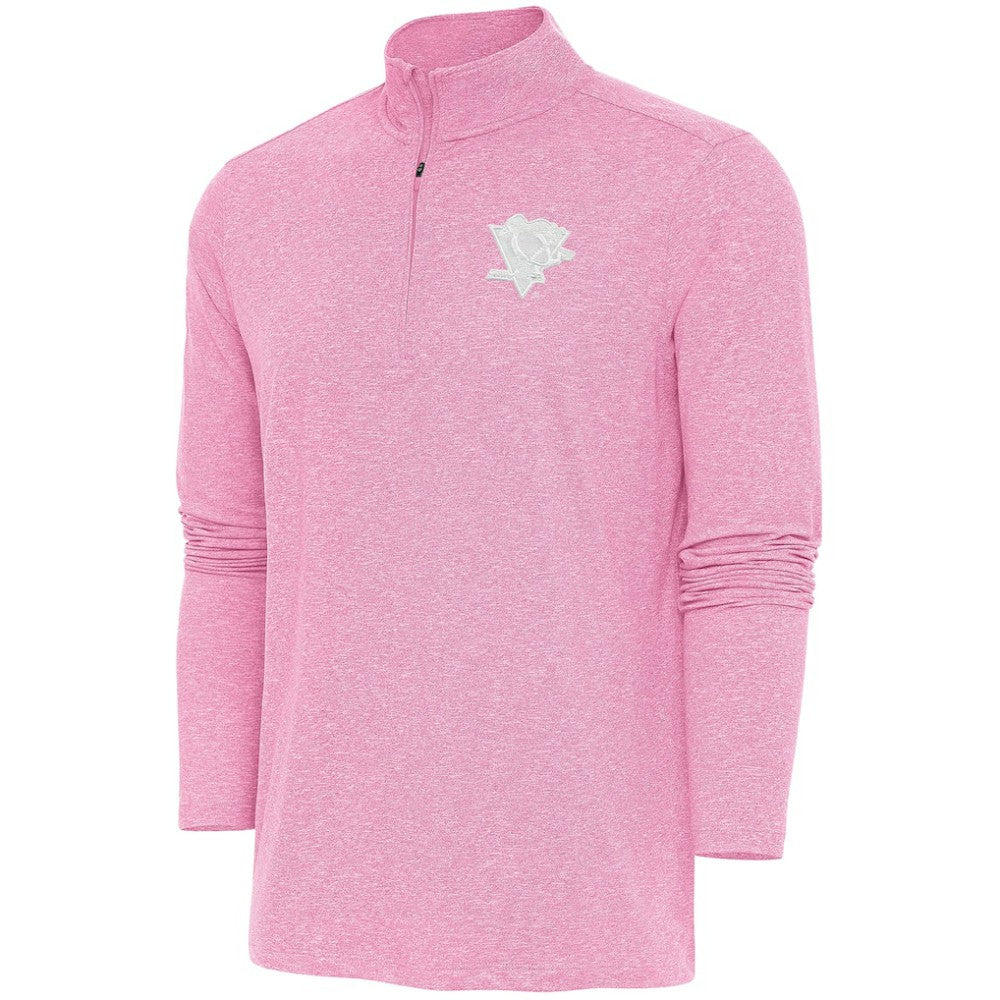 Pittsburgh Penguins Antigua White Logo Hunk Quarter-Zip Pullover -  NHL Pullover
