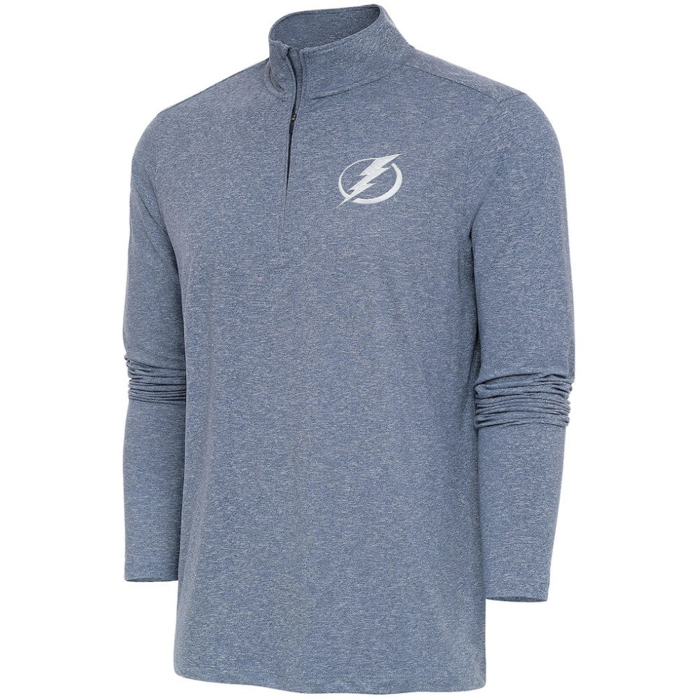 Tampa Bay Lightning Antigua White Logo Hunk Quarter-Zip Pullover -  NHL Pullover