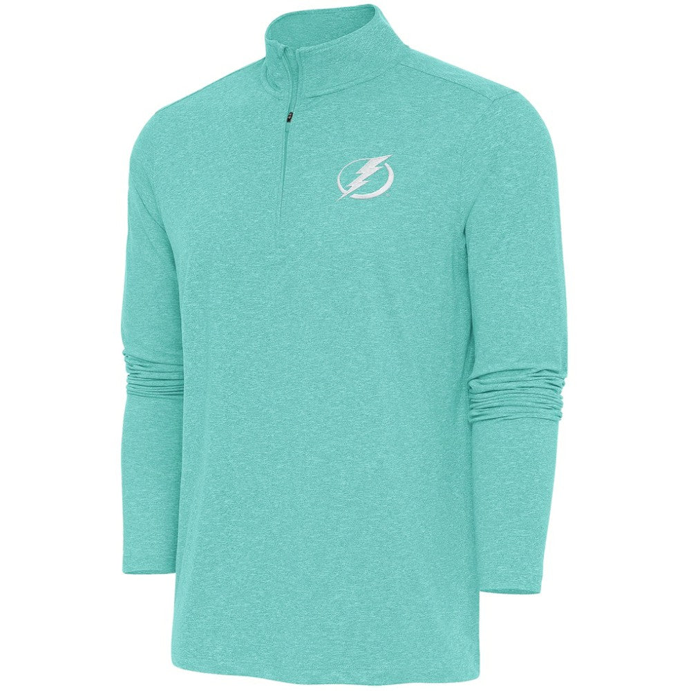 Tampa Bay Lightning Antigua White Logo Hunk Quarter-Zip Pullover -  NHL Pullover