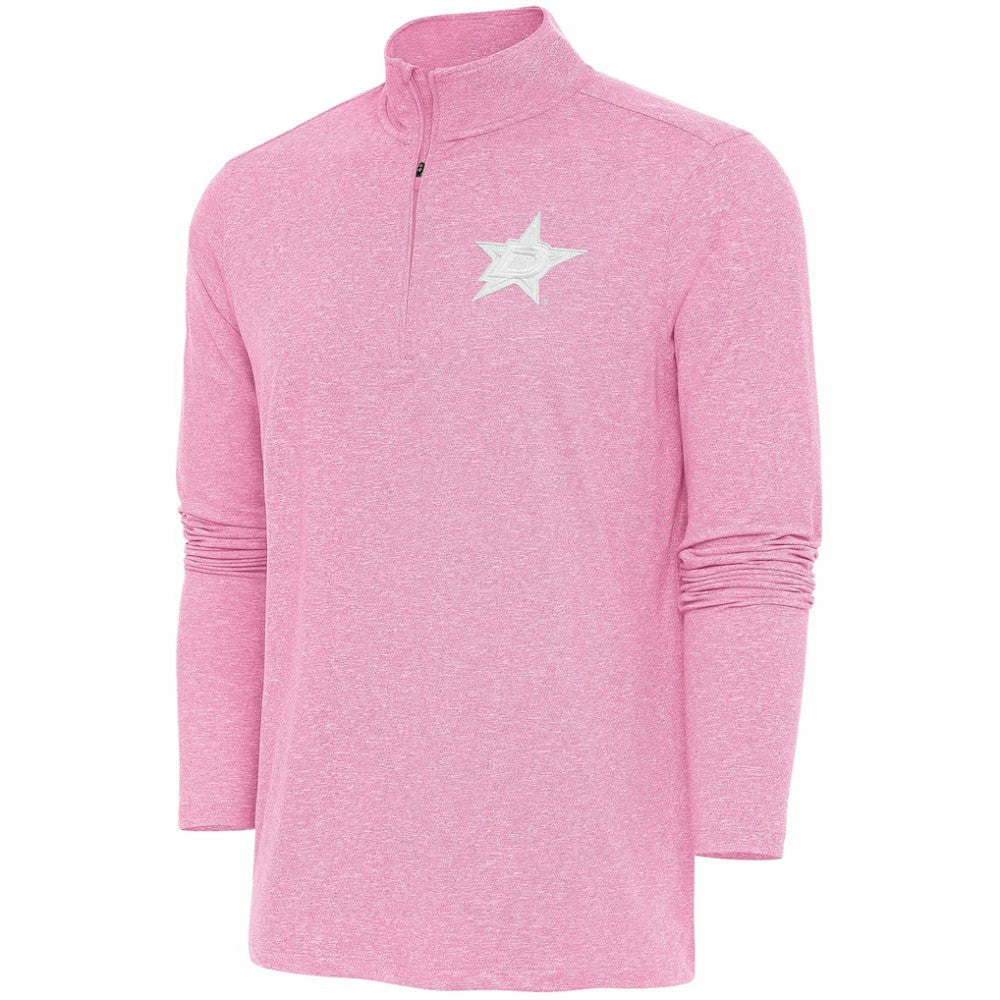Dallas Stars Antigua White Logo Hunk Quarter-Zip Pullover -  NHL Pullover