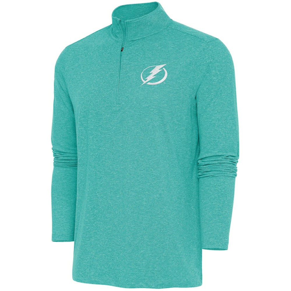 Tampa Bay Lightning Antigua White Logo Hunk Quarter-Zip Pullover -  NHL Pullover