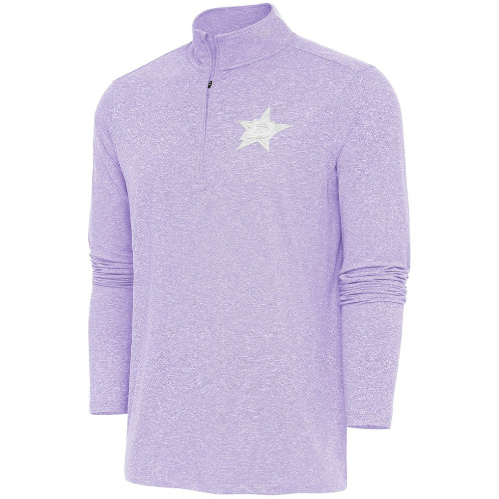 Dallas Stars Antigua White Logo Hunk Quarter-Zip Pullover -  NHL Pullover