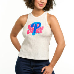 Philadelphia Phillies Lusso Women's Lourdes Tank Top - MLB Tanks