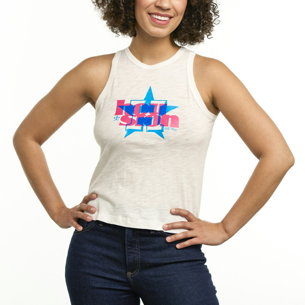 Houston Astros Lusso Women's Lourdes Tank Top - MLB Tanks