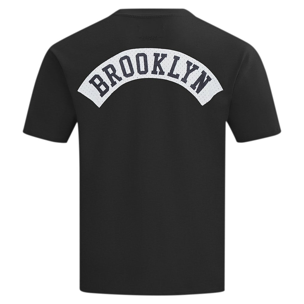 Black Brooklyn Nets Pro Standard Made To Play Drop Shoulder T-Shirt | NBA