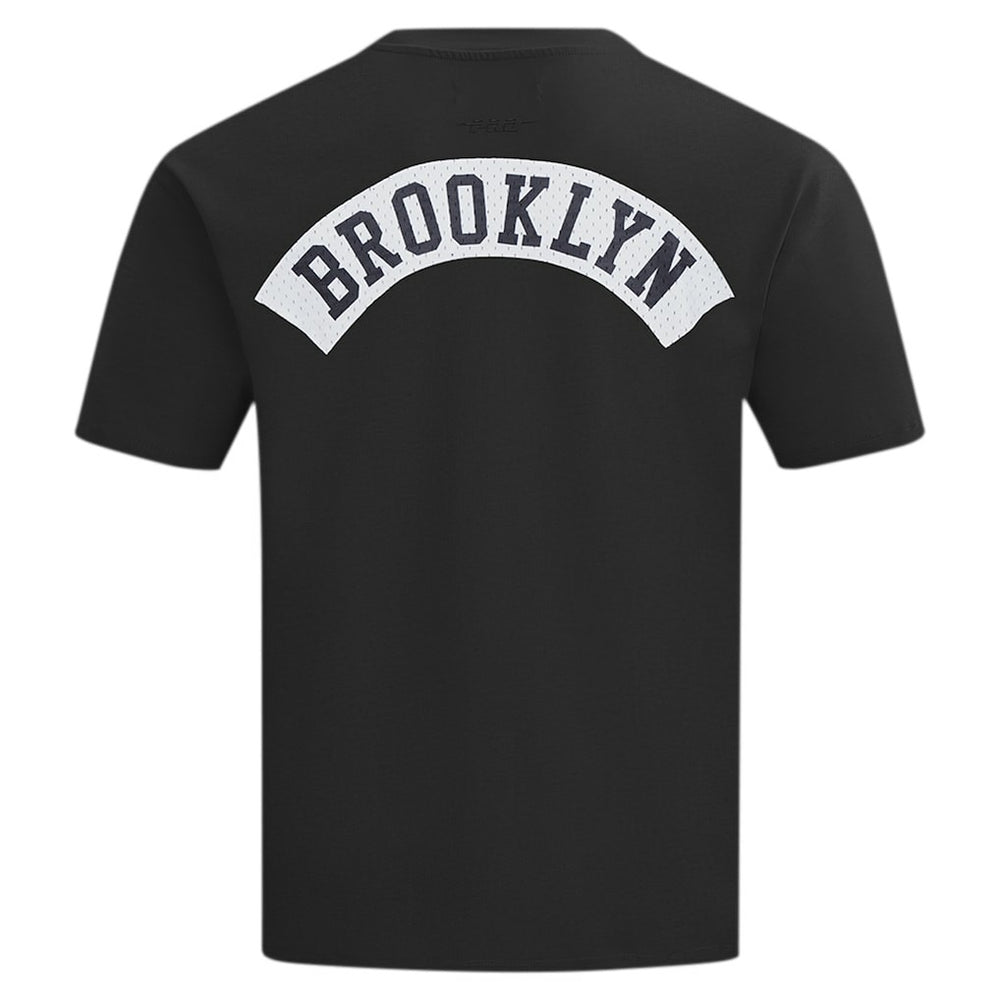 Black Brooklyn Nets Pro Standard Made To Play Drop Shoulder T-Shirt | NBA