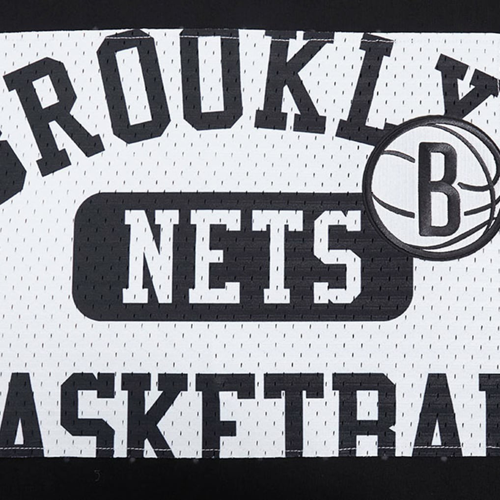 Black Brooklyn Nets Pro Standard Made To Play Drop Shoulder T-Shirt | NBA
