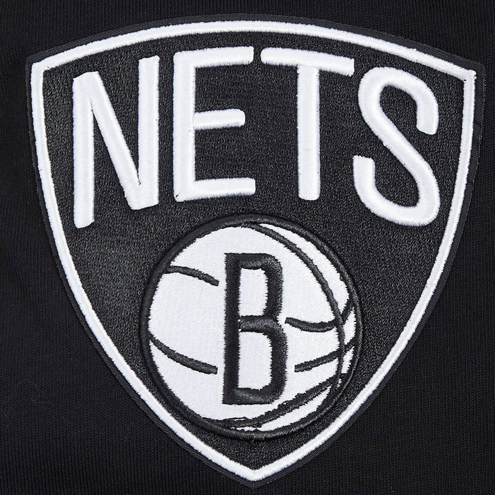 Black Brooklyn Nets Pro Standard Made To Play Drop Shoulder T-Shirt | NBA