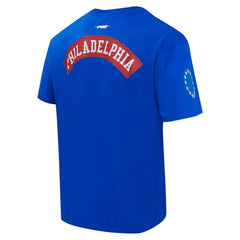 Royal Philadelphia 76ers Pro Standard Made To Play Drop Shoulder T-Shirt | NBA