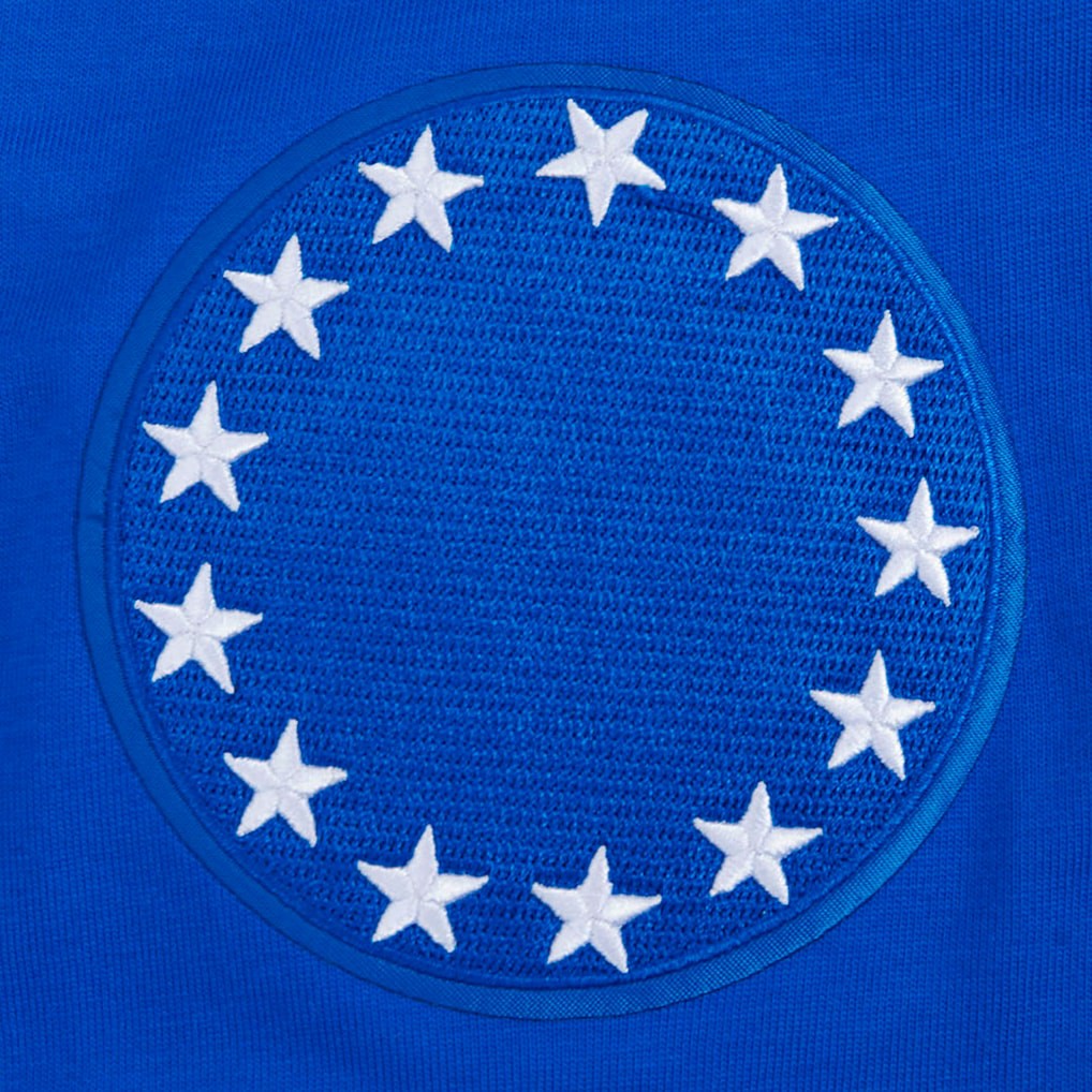 Royal Philadelphia 76ers Pro Standard Made To Play Drop Shoulder T-Shirt | NBA