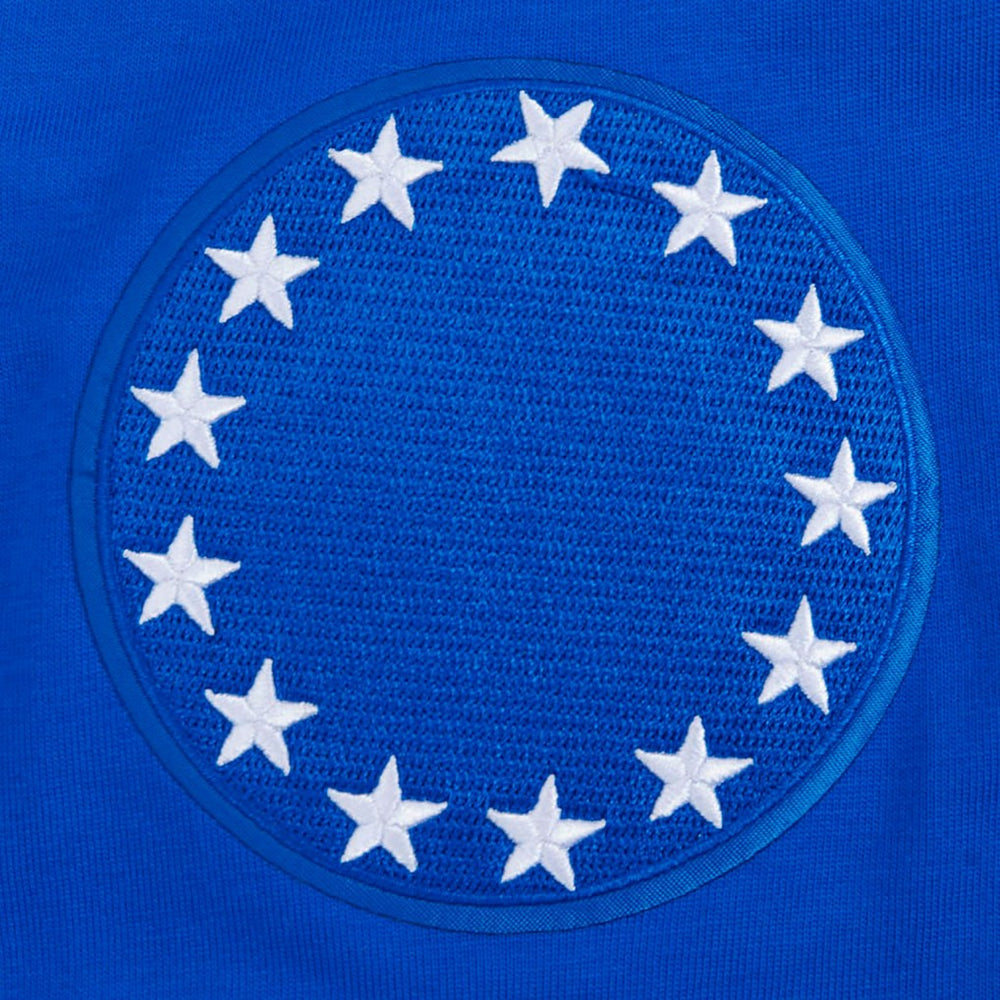 Royal Philadelphia 76ers Pro Standard Made To Play Drop Shoulder T-Shirt | NBA