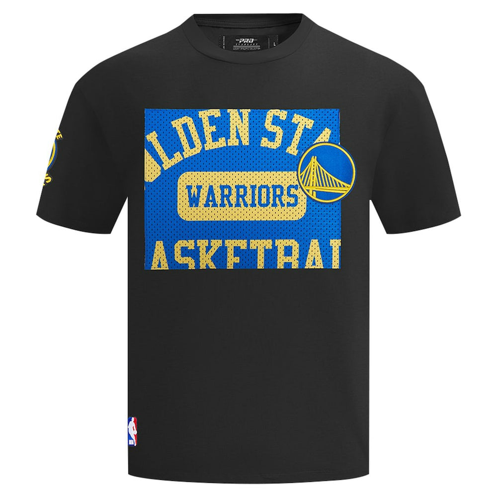 Black Golden State Warriors Pro Standard Made To Play Drop Shoulder T-Shirt sale | NBA