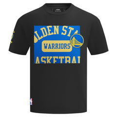 Black Golden State Warriors Pro Standard Made To Play Drop Shoulder T-Shirt sale | NBA