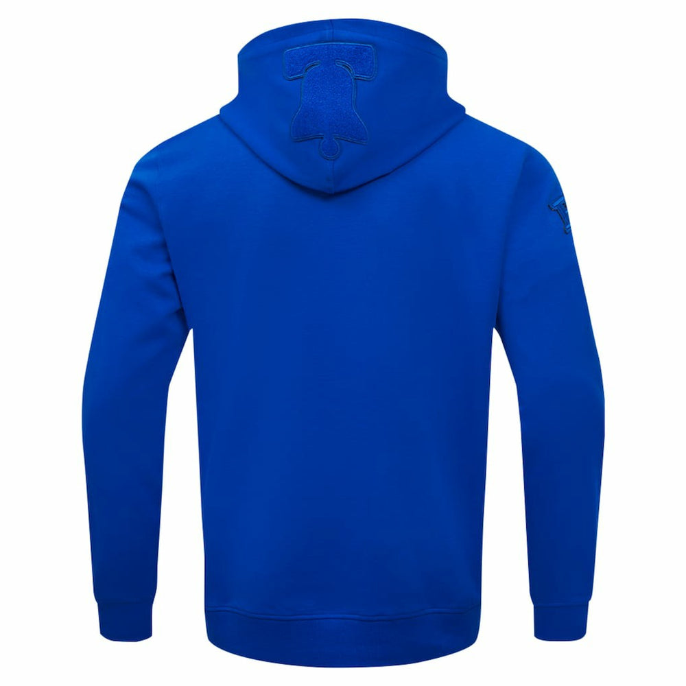 Royal Philadelphia 76ers Pro Standard Triple Tonal DK Pullover Hoodie Jacket | NBA