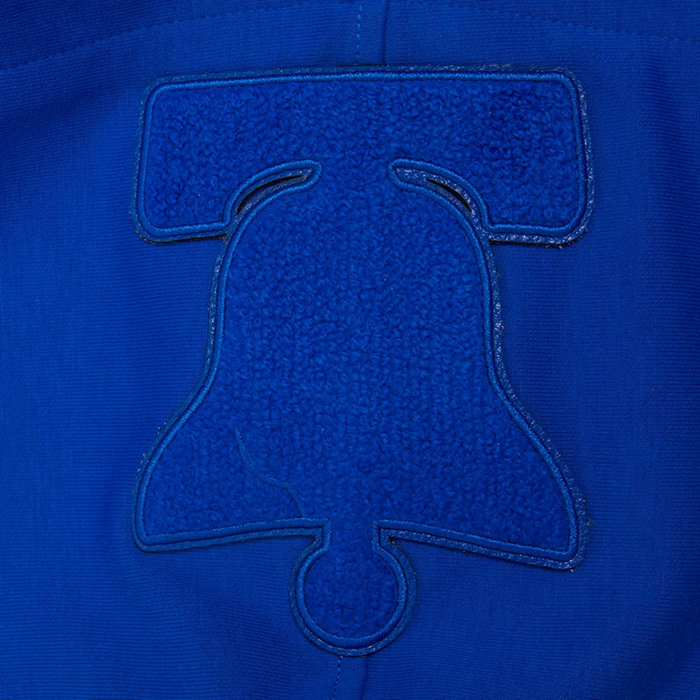 Royal Philadelphia 76ers Pro Standard Triple Tonal DK Pullover Hoodie Jacket | NBA