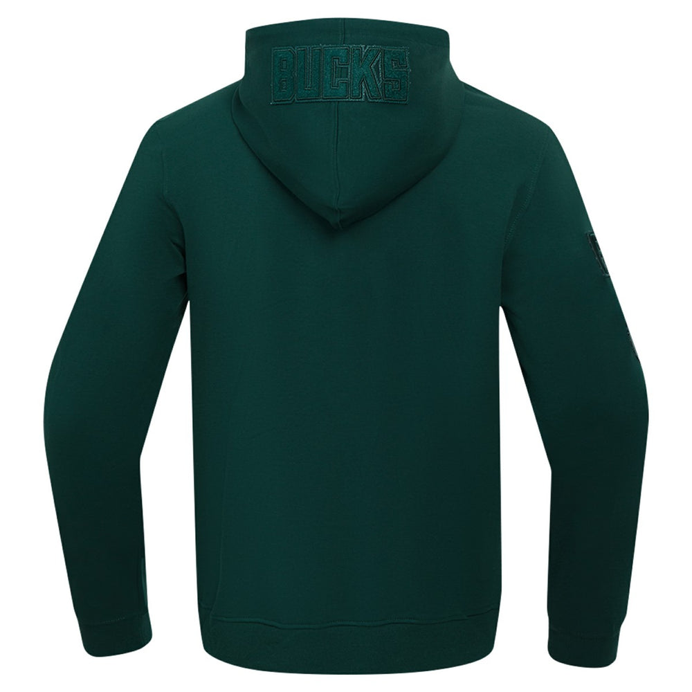 Hunter Green Milwaukee Bucks Pro Standard Triple Tonal DK Full-Zip Hoodie Jacket | NBA