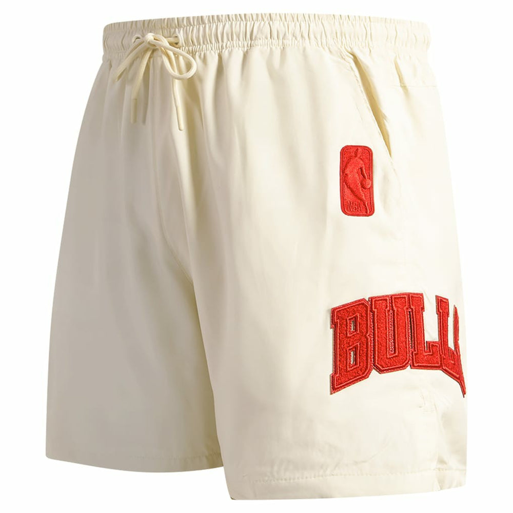 Cream Chicago Bulls Pro Standard Triple Tonal Woven Shorts | NBA