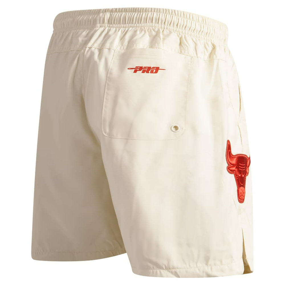Cream Chicago Bulls Pro Standard Triple Tonal Woven Shorts | NBA