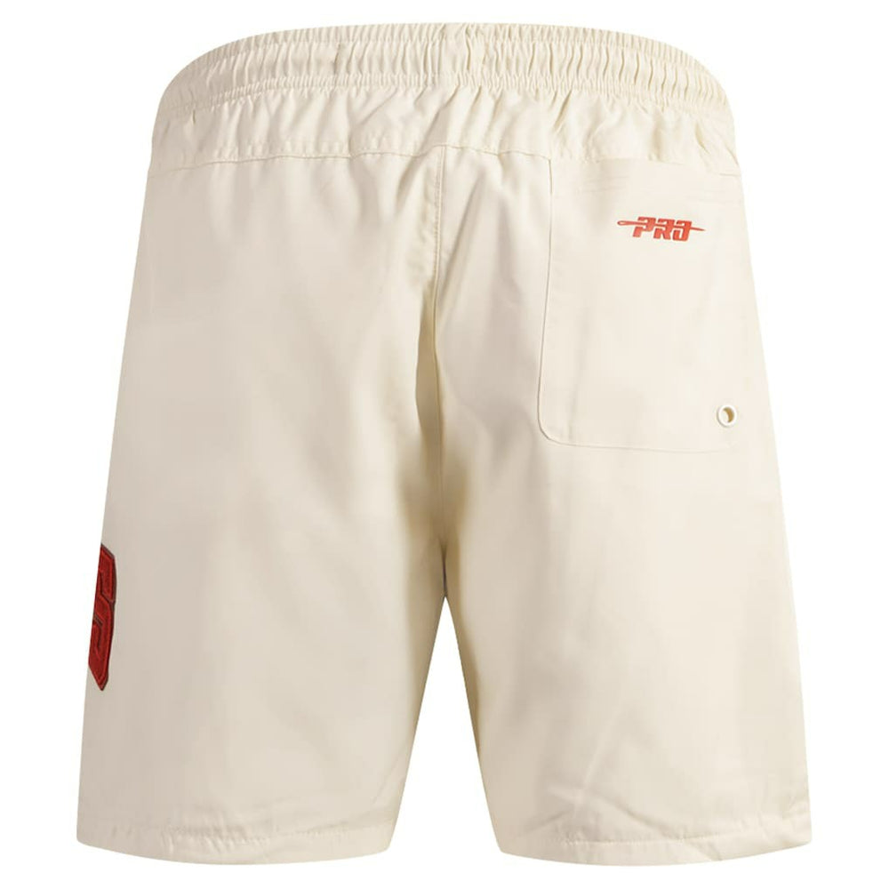 Cream Chicago Bulls Pro Standard Triple Tonal Woven Shorts | NBA