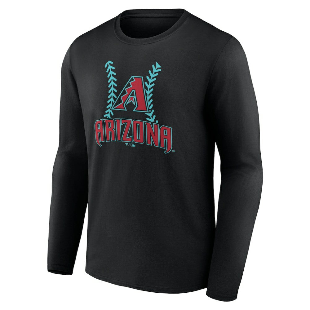 Arizona Diamondbacks Personalized Name & Number Fastball Long Sleeve T-Shirt - MLB T-shirts