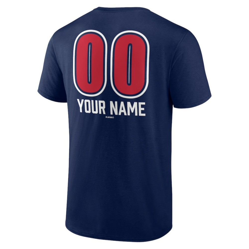 Atlanta Braves Personalized Name & Number Fastball T-Shirt - MLB T-shirts
