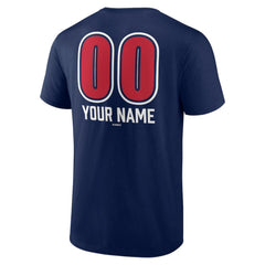 Atlanta Braves Personalized Name & Number Fastball T-Shirt - MLB T-shirts
