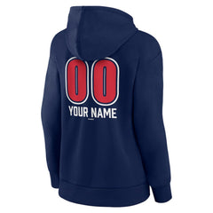 Boston Red Sox Women's Personalized Name & Number Fastball Pullover Hoodie - MLB Hoodies